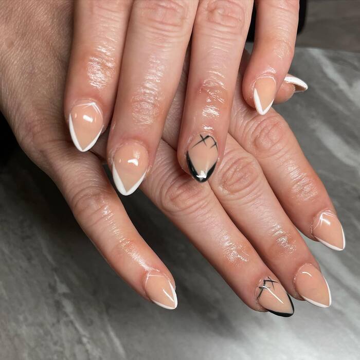 Very Short Almond Nails