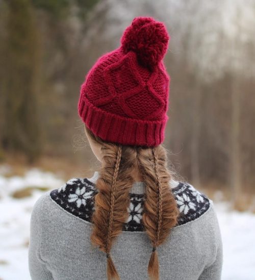 Lace Braids with Beanie
