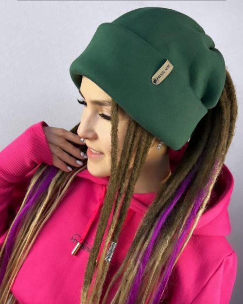 Beanie With Hole and Dreads