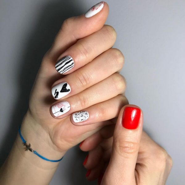 65 Best Black And White Nail Ideas For 2023