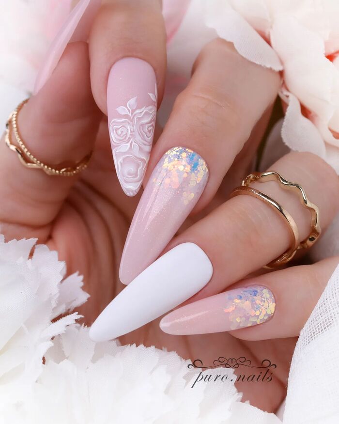 19 Wedding Nail Trends 2024 Exquisite Designs for Brides in 82 Photos