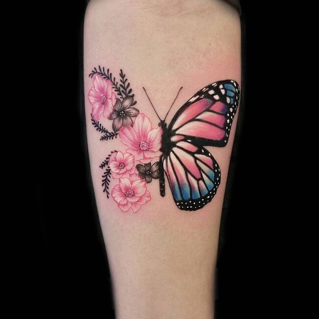 Тату (татуировки) Бабочка: значение и эскизы для девушек и мужчин