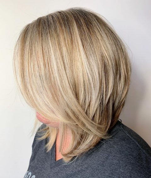 Textured Bob for Thinning On Top Hair