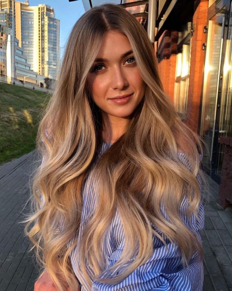 Long tousled layers