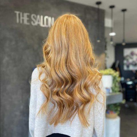 Long blonde layers