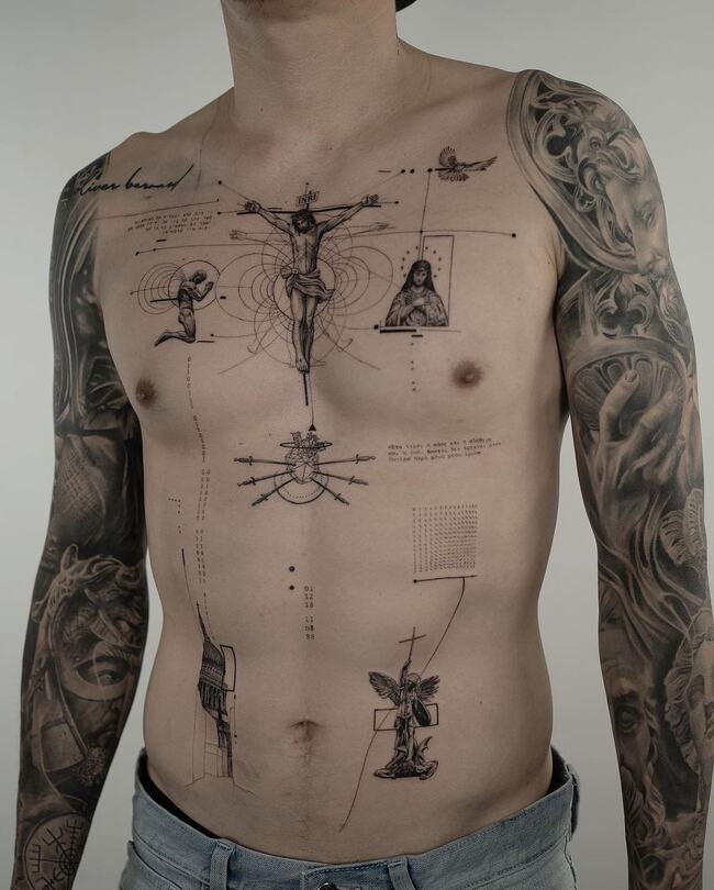 Christian Crucifiction Tattoo