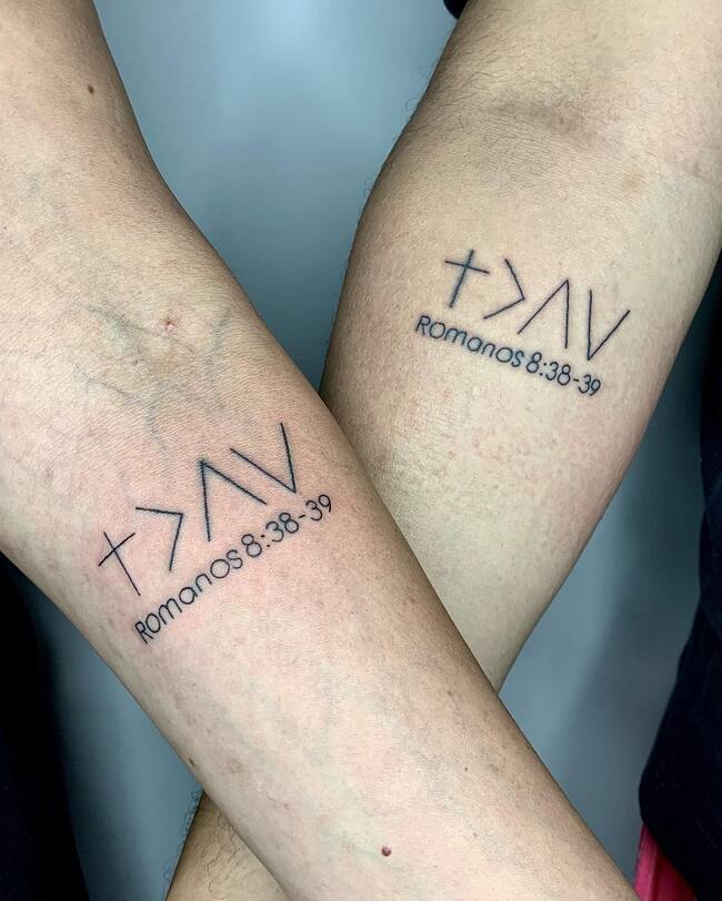 Quote Couple Tattoos 