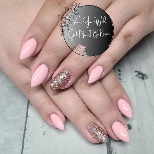 Light Pink Short Manicure