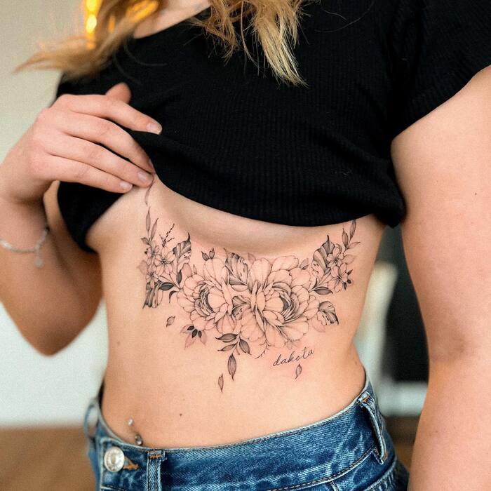 11 Of The Best Underboob Tattoo Ideas For Women