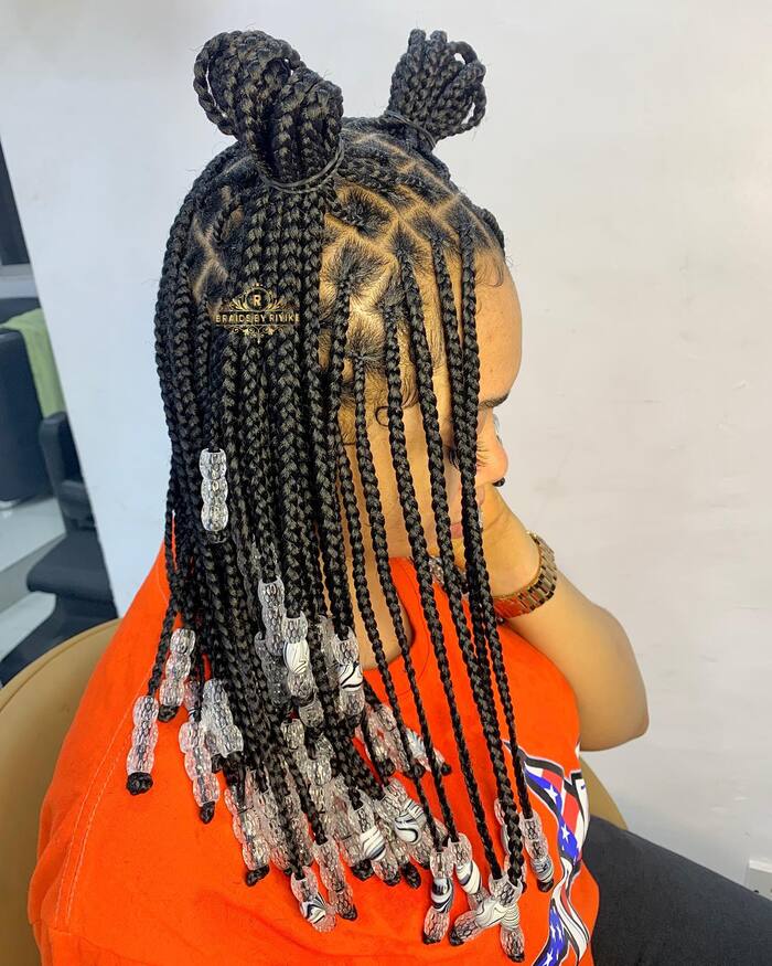 Tribal Plaits with Beads