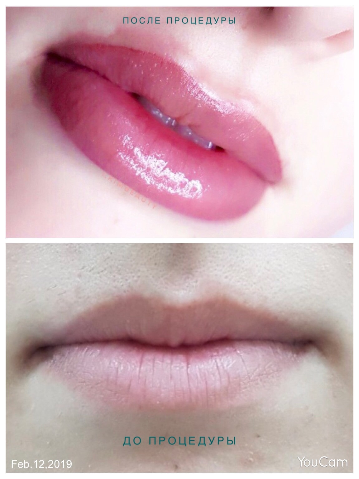 Фото перманентного макияжа губ