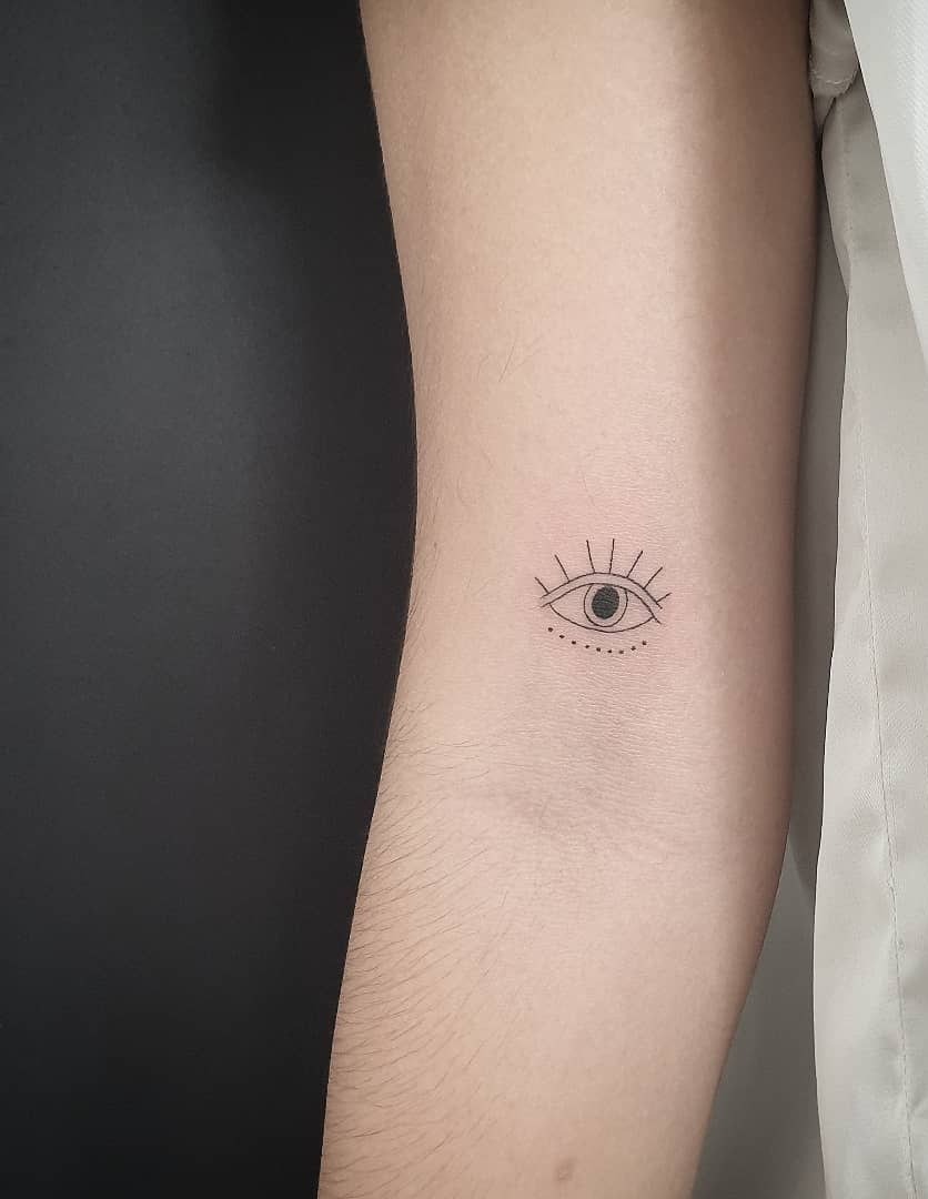 Böses Auge Tattoo