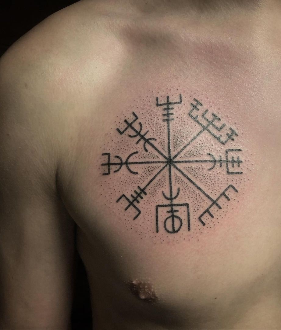 Tatuaż runy wikingów