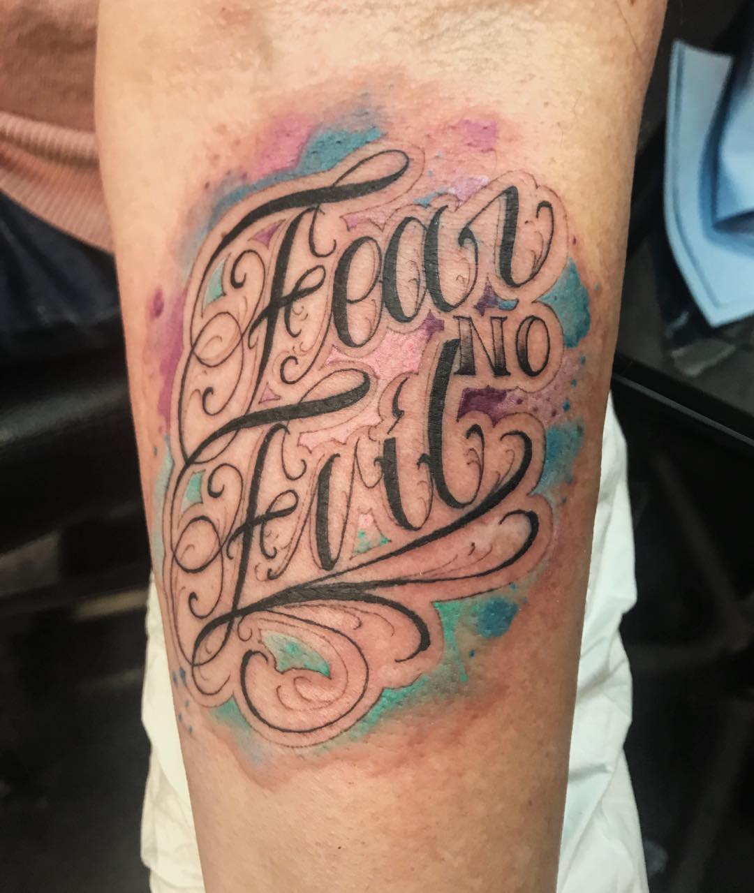 Nie bój się zła tatuaż
